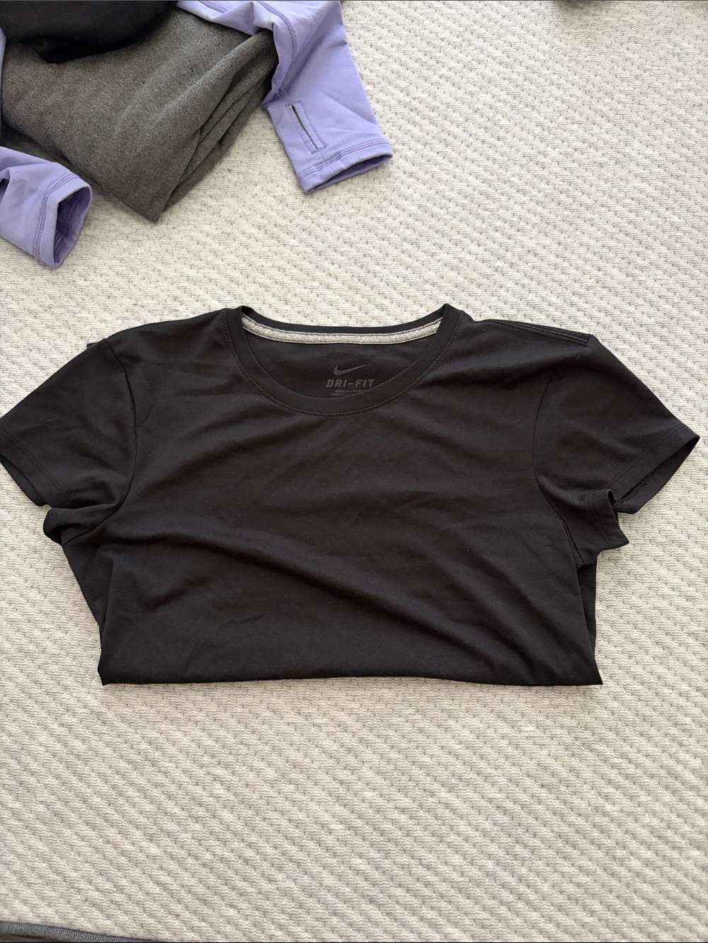 Nike Black Women's Dri-FIT Short Sleeve Tee